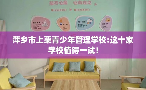 萍乡市上栗青少年管理学校:这十家学校值得一试! 萍乡市上栗青少年管理学校:这十家学校值得一试!