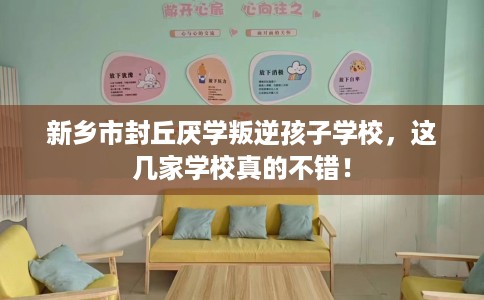 新乡市封丘厌学叛逆孩子学校，这几家学校真的不错！