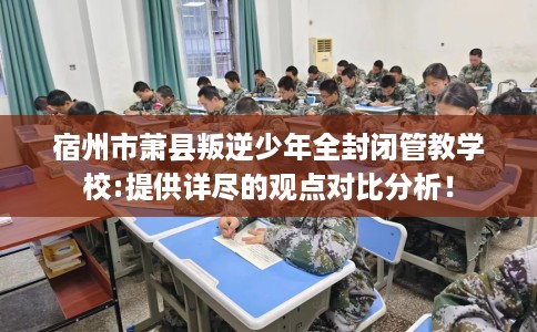 宿州市萧县叛逆少年全封闭管教学校:提供详尽的观点对比分析！