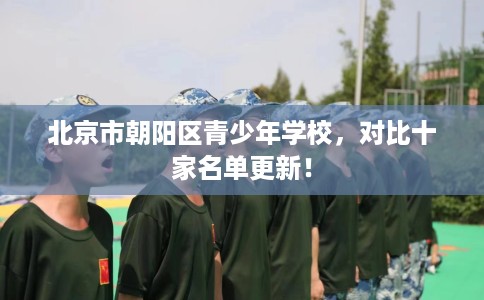 北京市朝阳区青少年学校，对比十家名单更新！