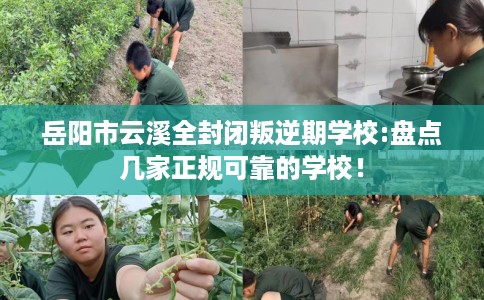 岳阳市云溪全封闭叛逆期学校:盘点几家正规可靠的学校！