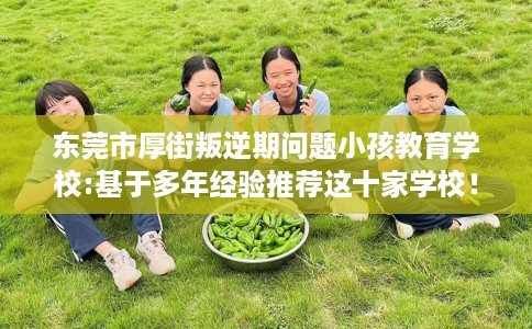 东莞市厚街叛逆期问题小孩教育学校:基于多年经验推荐这十家学校！
