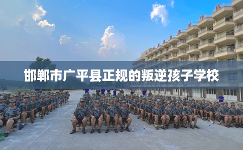 邯郸市广平县正规的叛逆孩子学校