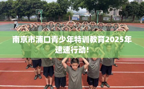 南京市浦口青少年特训教育2025年速速行动!