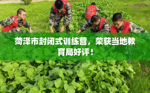 菏泽市封闭式训练营，荣获当地教育局好评！