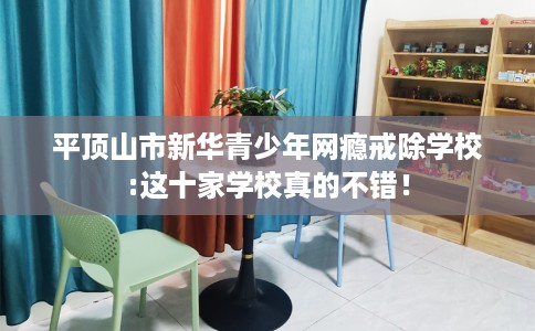 平顶山市新华青少年网瘾戒除学校:这十家学校真的不错！
