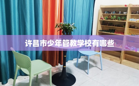 许昌市少年管教学校有哪些