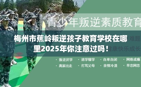 梅州市蕉岭叛逆孩子教育学校在哪里2025年你注意过吗！