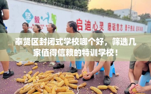 奉贤区封闭式学校哪个好，筛选几家值得信赖的特训学校！