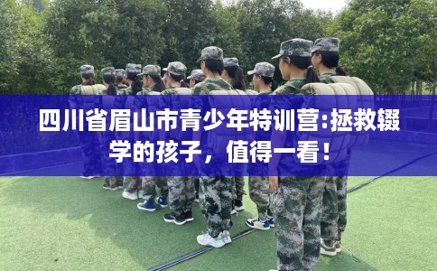 四川省眉山市青少年特训营:拯救辍学的孩子，值得一看！
