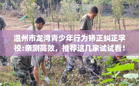 温州市龙湾青少年行为矫正纠正学校:亲测高效，推荐这几家试试看！