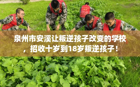 泉州市安溪让叛逆孩子改变的学校，招收十岁到18岁叛逆孩子！