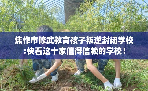 焦作市修武教育孩子叛逆封闭学校:快看这十家值得信赖的学校！