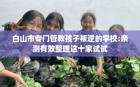 白山市专门管教孩子叛逆的学校:亲测有效整理这十家试试 白山市专门管教孩子叛逆的学校:亲测有效整理这十家试试