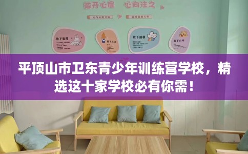 平顶山市卫东青少年训练营学校，精选这十家学校必有你需！
