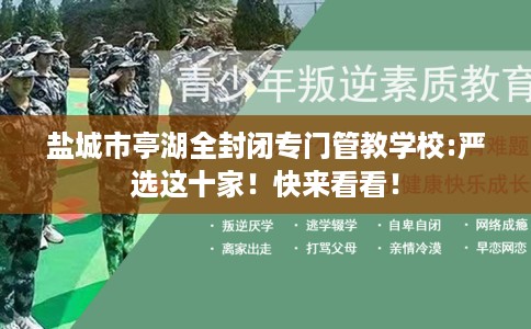 盐城市亭湖全封闭专门管教学校:严选这十家！快来看看！