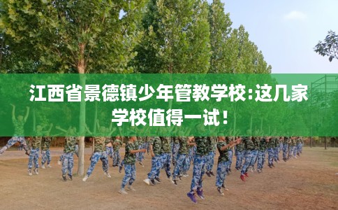 江西省景德镇少年管教学校:这几家学校值得一试! 江西省景德镇少年管教学校:这几家学校值得一试!