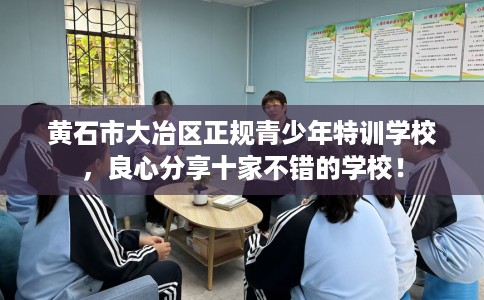 黄石市大冶区正规青少年特训学校，良心分享十家不错的学校！