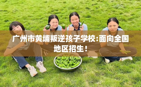 广州市黄埔叛逆孩子学校:面向全国地区招生！