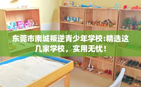 东莞市南城叛逆青少年学校:精选这几家学校，实用无忧！