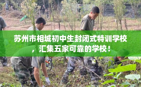 苏州市相城初中生封闭式特训学校，汇集五家可靠的学校！