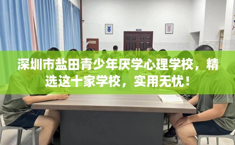深圳市盐田青少年厌学心理学校,精选这十家学校,实用无忧! 深圳市盐田青少年厌学心理学校,精选这十家学校,实用无忧!