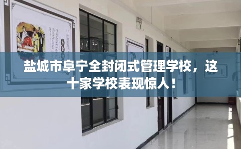 盐城市阜宁全封闭式管理学校，这十家学校表现惊人！