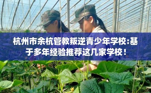杭州市余杭管教叛逆青少年学校:基于多年经验推荐这几家学校！