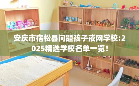 安庆市宿松县问题孩子戒网学校:2025精选学校名单一览! 安庆市宿松县问题孩子戒网学校:2025精选学校名单一览!