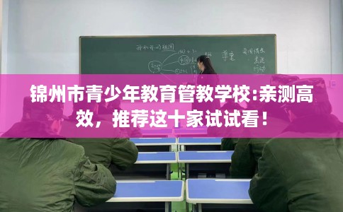 锦州市青少年教育管教学校:亲测高效，推荐这十家试试看！