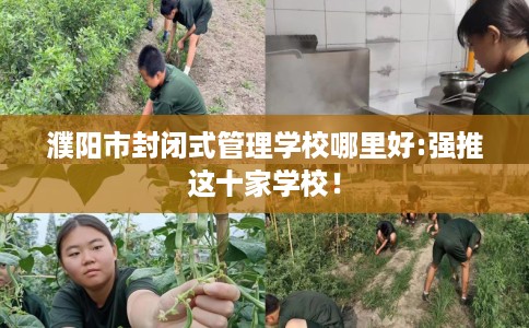 濮阳市封闭式管理学校哪里好:强推这十家学校! 濮阳市封闭式管理学校哪里好:强推这十家学校!
