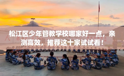 松江区少年管教学校哪家好一点，亲测高效，推荐这十家试试看！