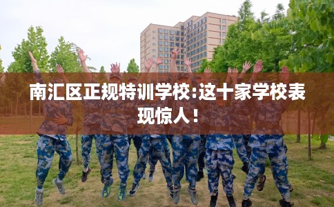 南汇区正规特训学校:这十家学校表现惊人！