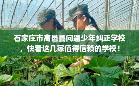 石家庄市高邑县问题少年纠正学校,快看这几家值得信赖的学校! 石家庄市高邑县问题少年纠正学校,快看这几家值得信赖的学校!