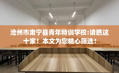 沧州市肃宁县青年特训学校:请瞧这十家！本文为您精心筛选！