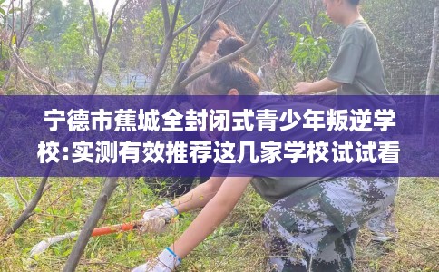 宁德市蕉城全封闭式青少年叛逆学校:实测有效推荐这几家学校试试看！