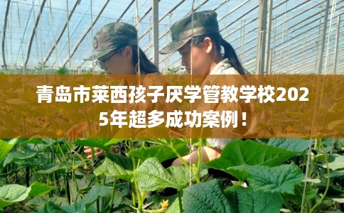 青岛市莱西孩子厌学管教学校2025年超多成功案例！