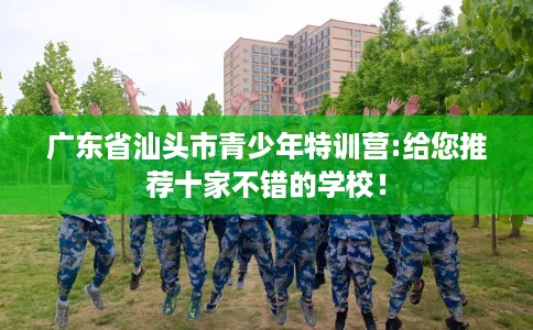 广东省汕头市青少年特训营:给您推荐十家不错的学校！