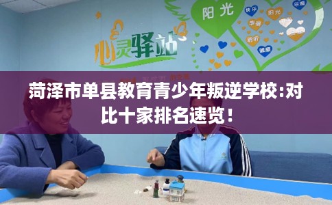 菏泽市单县教育青少年叛逆学校:对比十家排名速览！