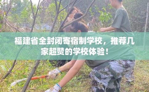 福建省全封闭寄宿制学校，推荐几家超赞的学校体验！