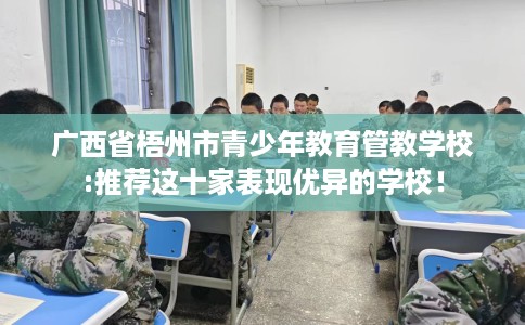 广西省梧州市青少年教育管教学校:推荐这十家表现优异的学校！
