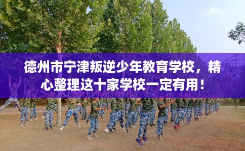 德州市宁津叛逆少年教育学校,精心整理这十家学校一定有用! 德州市宁津叛逆少年教育学校,精心整理这十家学校一定有用!