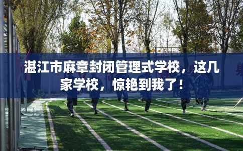 湛江市麻章封闭管理式学校，这几家学校，惊艳到我了！