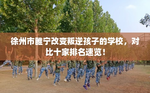 徐州市睢宁改变叛逆孩子的学校，对比十家排名速览！