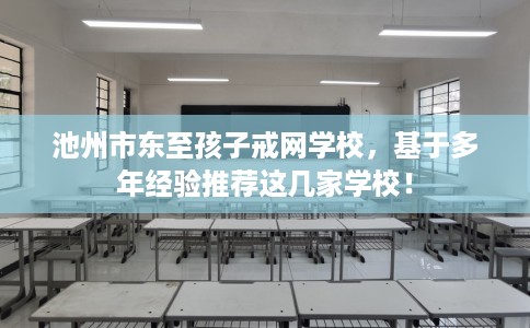 池州市东至孩子戒网学校，基于多年经验推荐这几家学校！