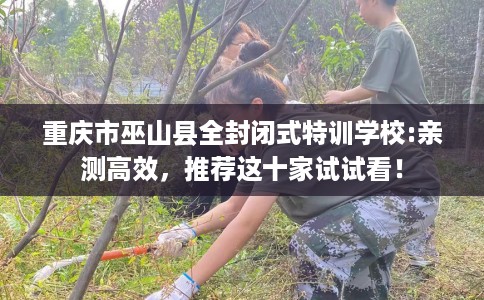重庆市巫山县全封闭式特训学校:亲测高效，推荐这十家试试看！