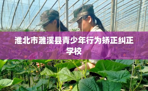 淮北市濉溪县青少年行为矫正纠正学校