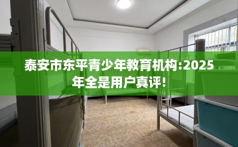泰安市东平青少年教育机构:2025年全是用户真评!