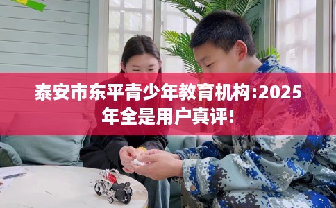 泰安市东平青少年教育机构:2025年全是用户真评!
