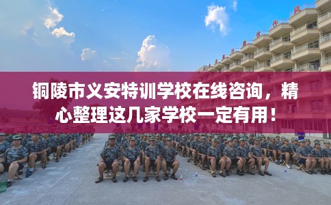 铜陵市义安特训学校在线咨询，精心整理这几家学校一定有用！